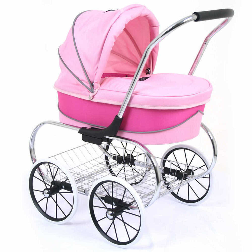 Valco Baby Just Like Mum Princess Doll Stroller Mini Pram Toy Pink Interactive Toys Baby Bunting AU