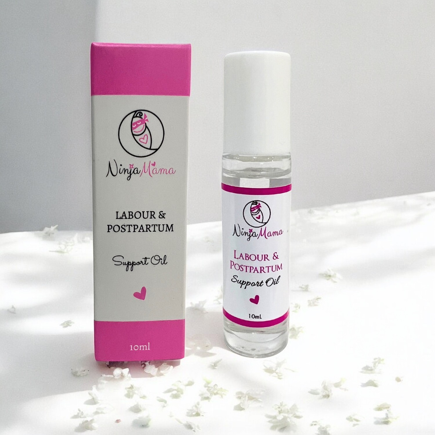 Ninja Mama Clary Sage Labour and Postpartum Support Oil Roller 10ml CSection Recovery Baby