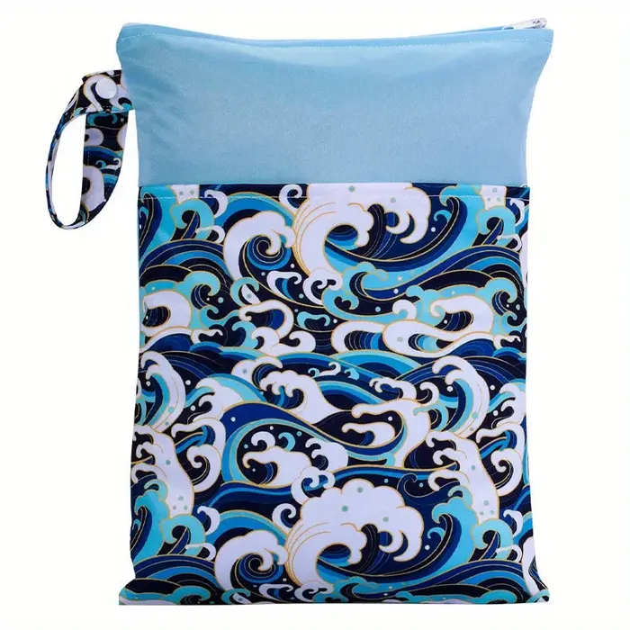 Gigi Bib Wet Clothes Bag - Ocean