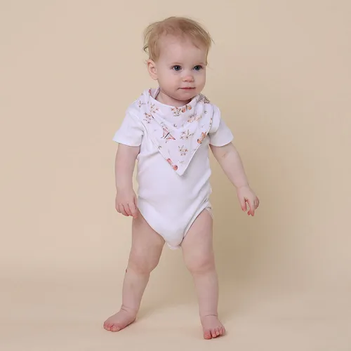 Snuggle Hunny Butterfly Organic Dribble Bib Baby Bunting AU