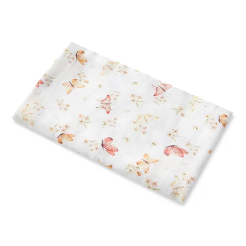 Snuggle Hunny Butterfly Organic Muslin Wrap Baby Bunting AU
