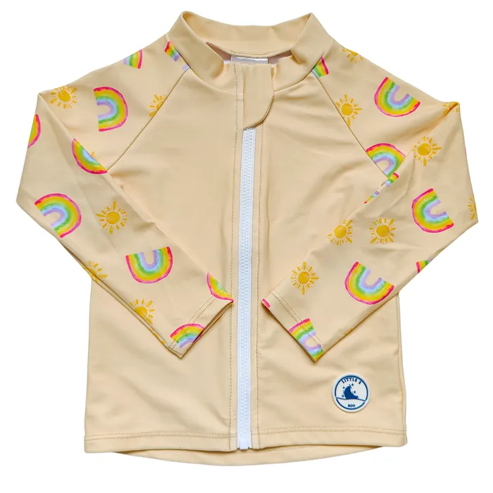 Little E & Co Long Sleeve Rashie - Rainbows