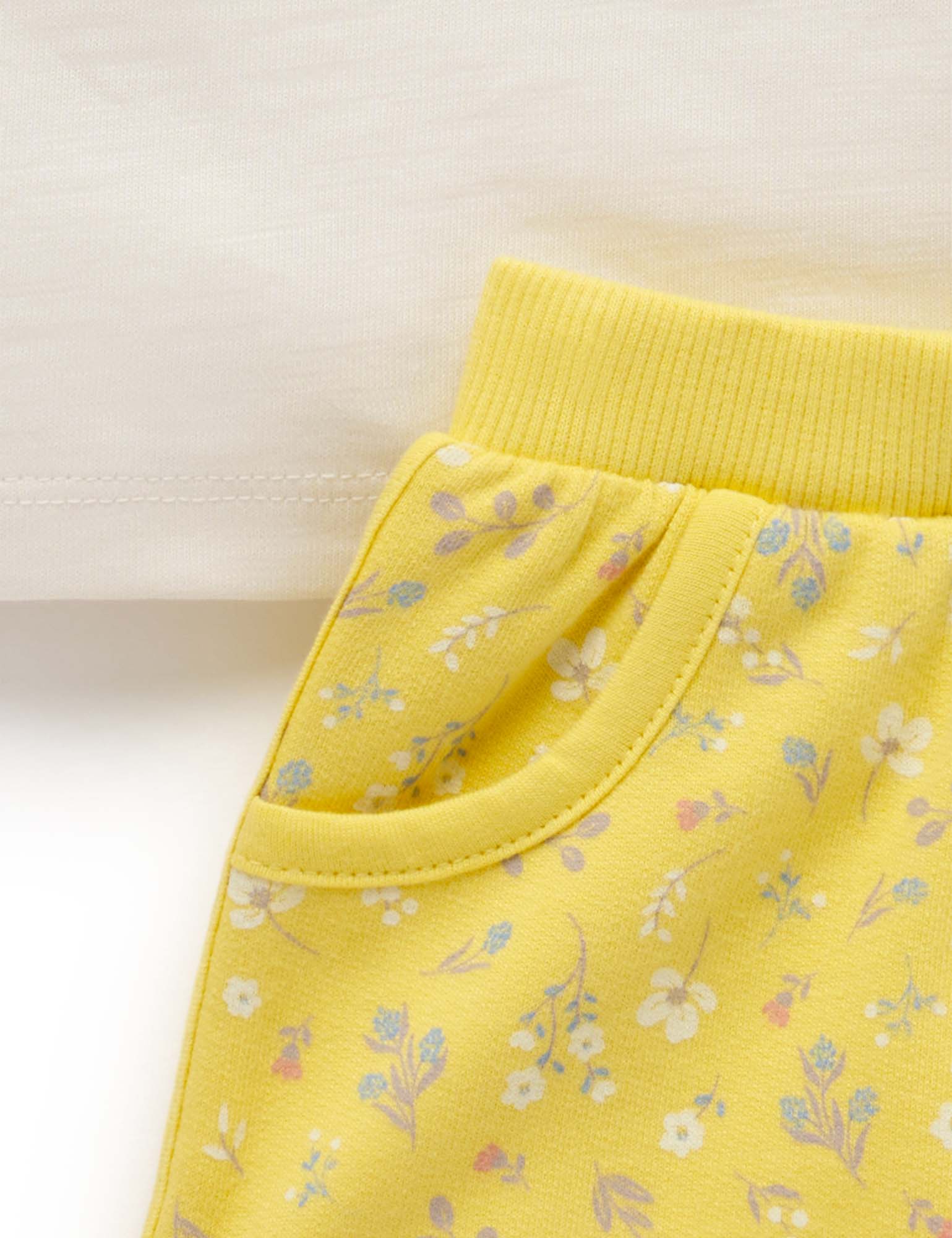 Purebaby Set Sunshine Floral | Baby Clothes Sets | Baby Bunting AU