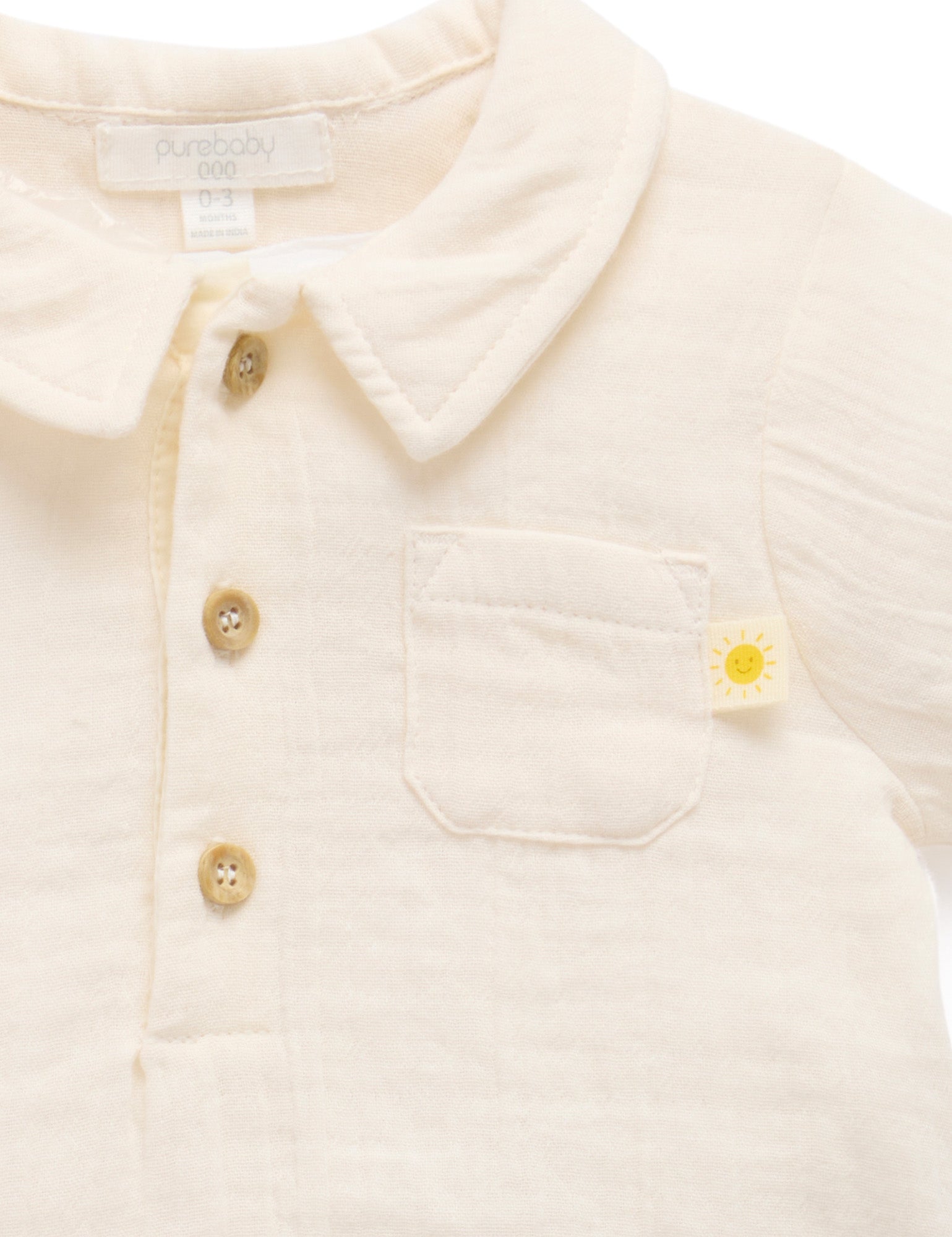 Purebaby Set Seagrass Check Baby Clothes Sets Baby Bunting AU