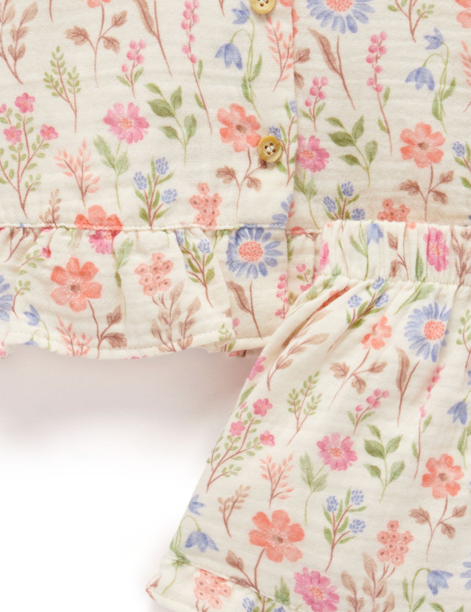 Purebaby Bow Hairclips Coral Gingham Baby Hair Clips Baby Bunting AU