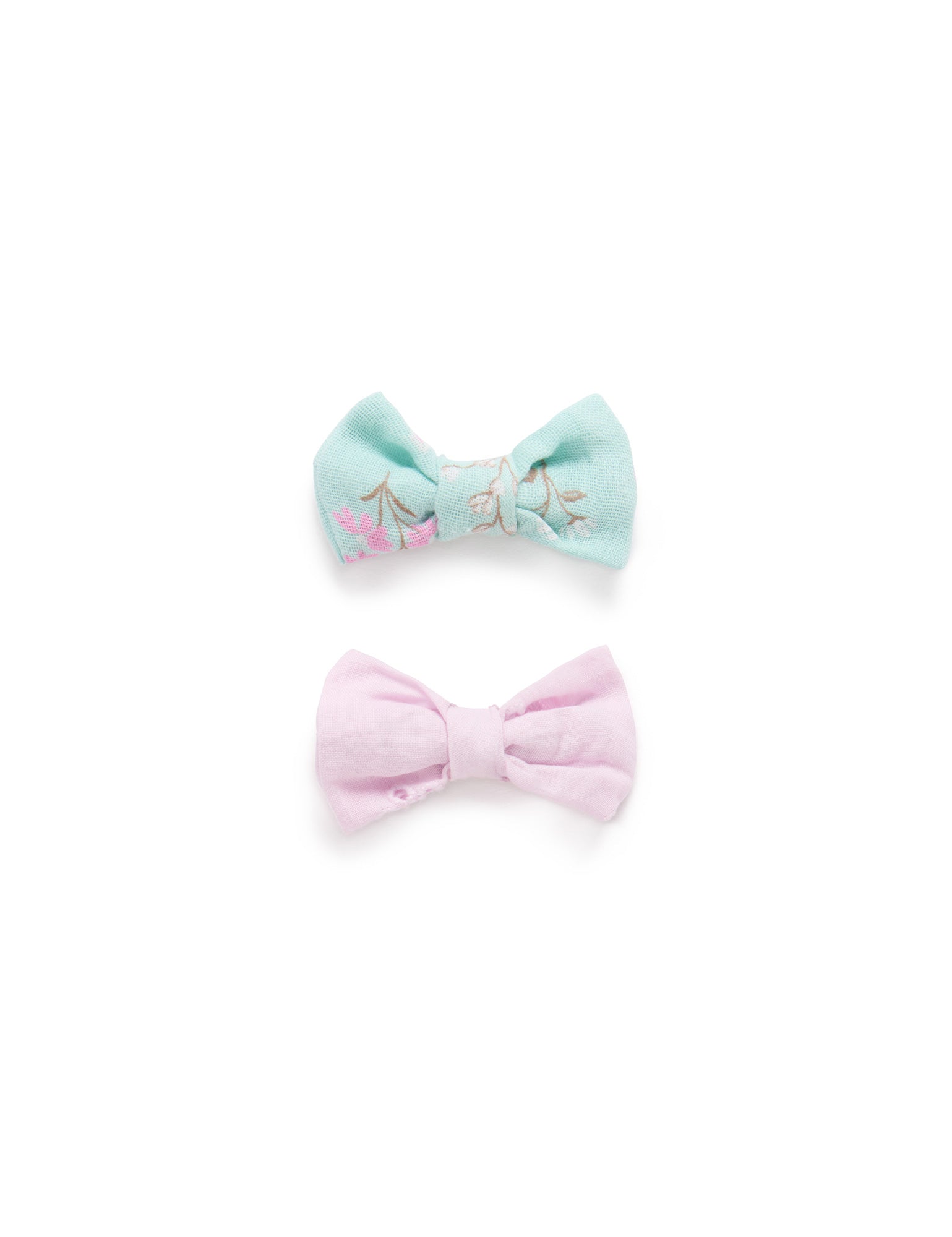 Babyhug Free Size Hair Clips Bow Design Pack of 6- Multicolor
