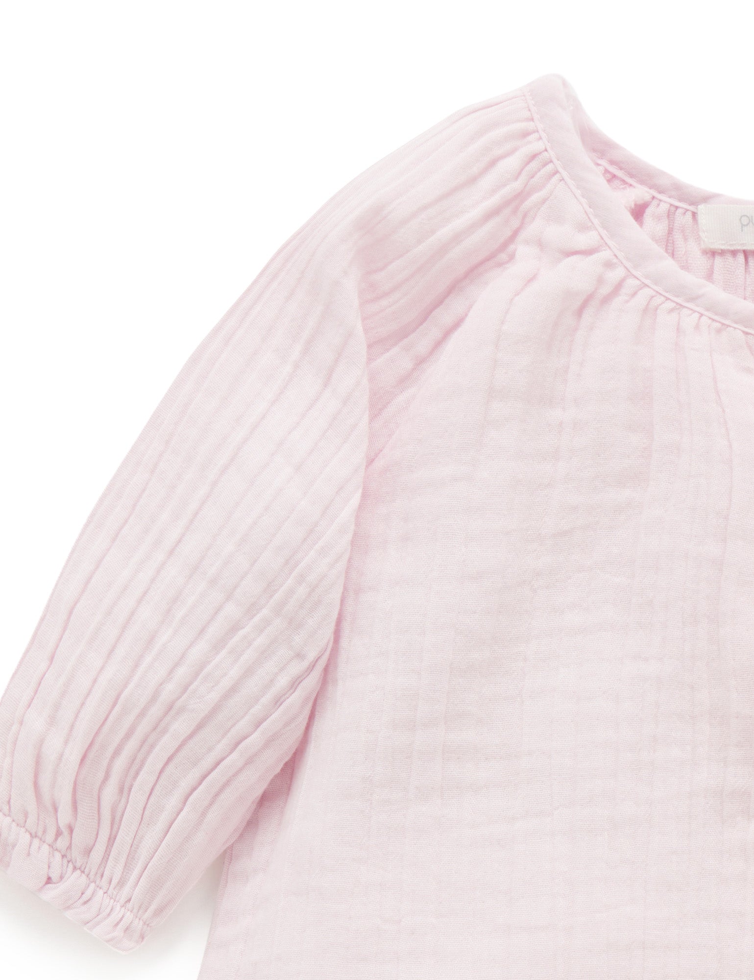 Purebaby Crinkle Blouse Blossom Baby Long Sleeve Baby Bunting AU