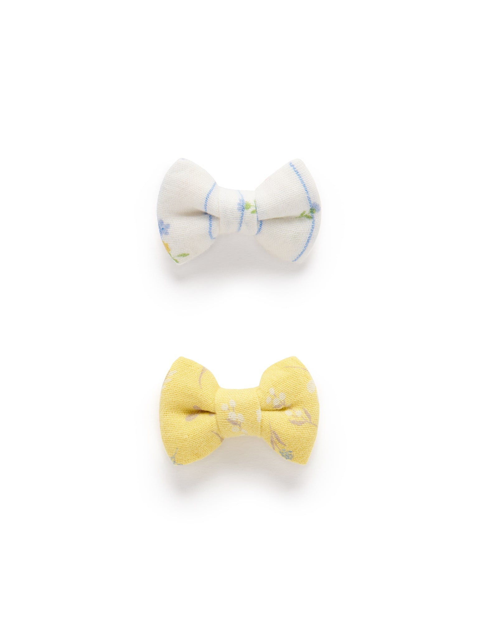 Purebaby Bow Hairclips Sunshine Floral Baby Hair Clips Baby Bunting AU