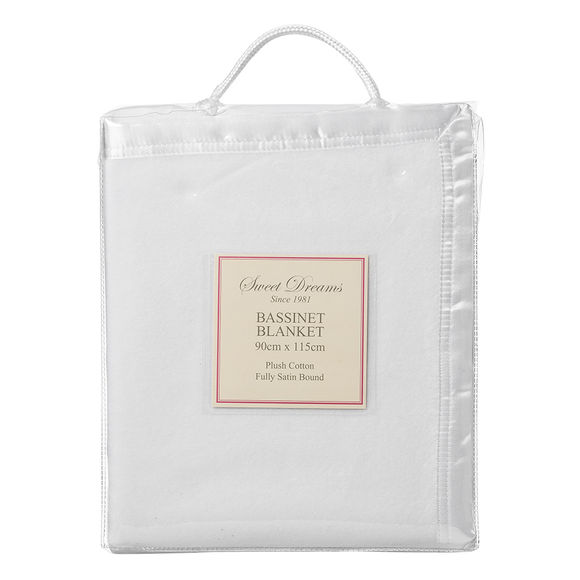 Sweet Dreams Basinet Cotton Fleece Blanket