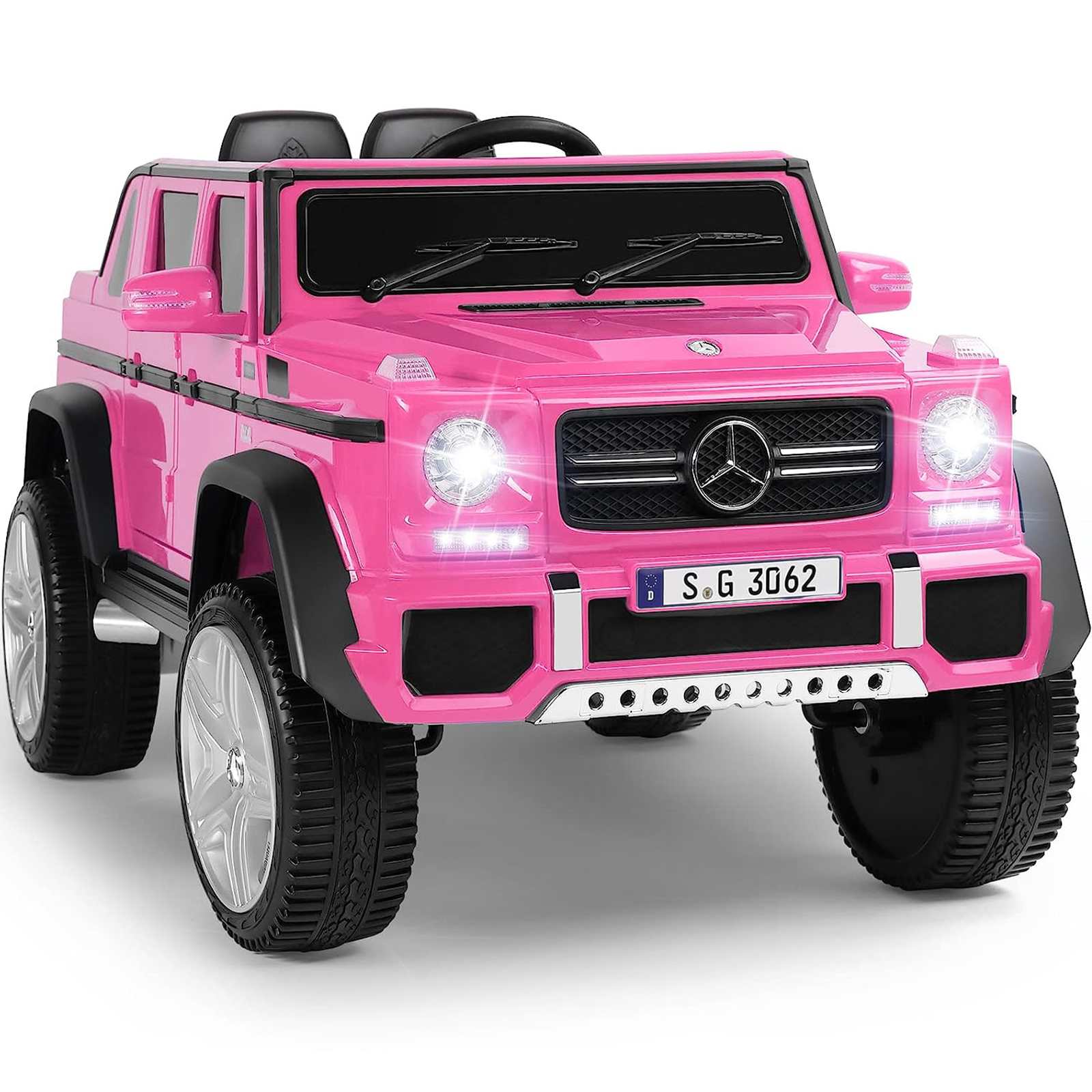 Baby Joy Electric Ride on Car Toy with Remote Control Pink Mobiles Baby Bunting AU