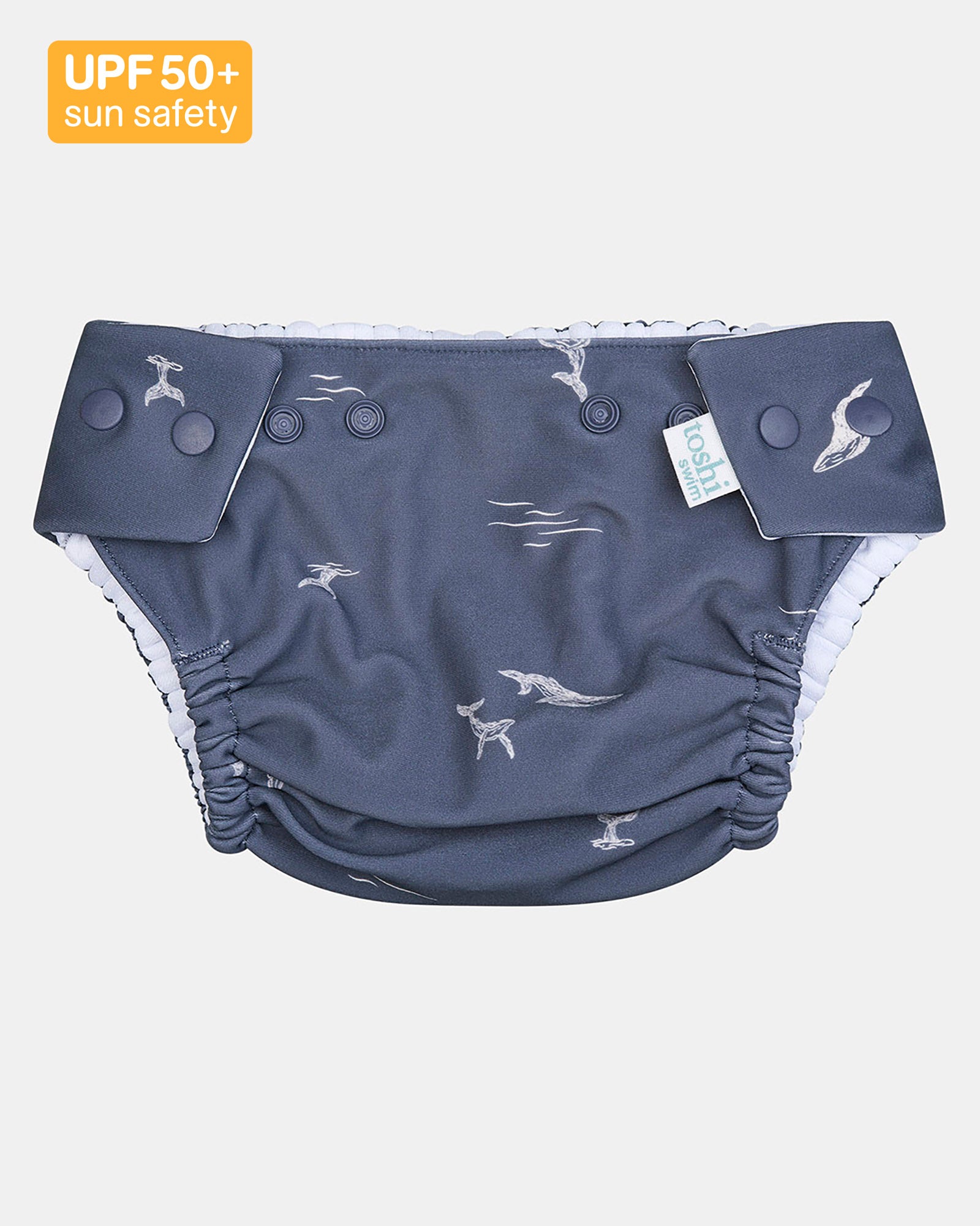 Toshi Swim Baby Nappy Classic, Whales