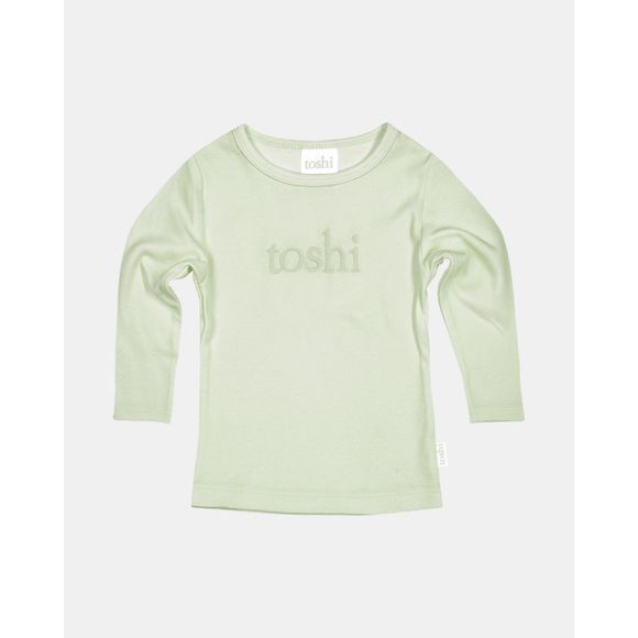 Toshi Dreamtime Organic Tee Longsleeve Logo - Mist