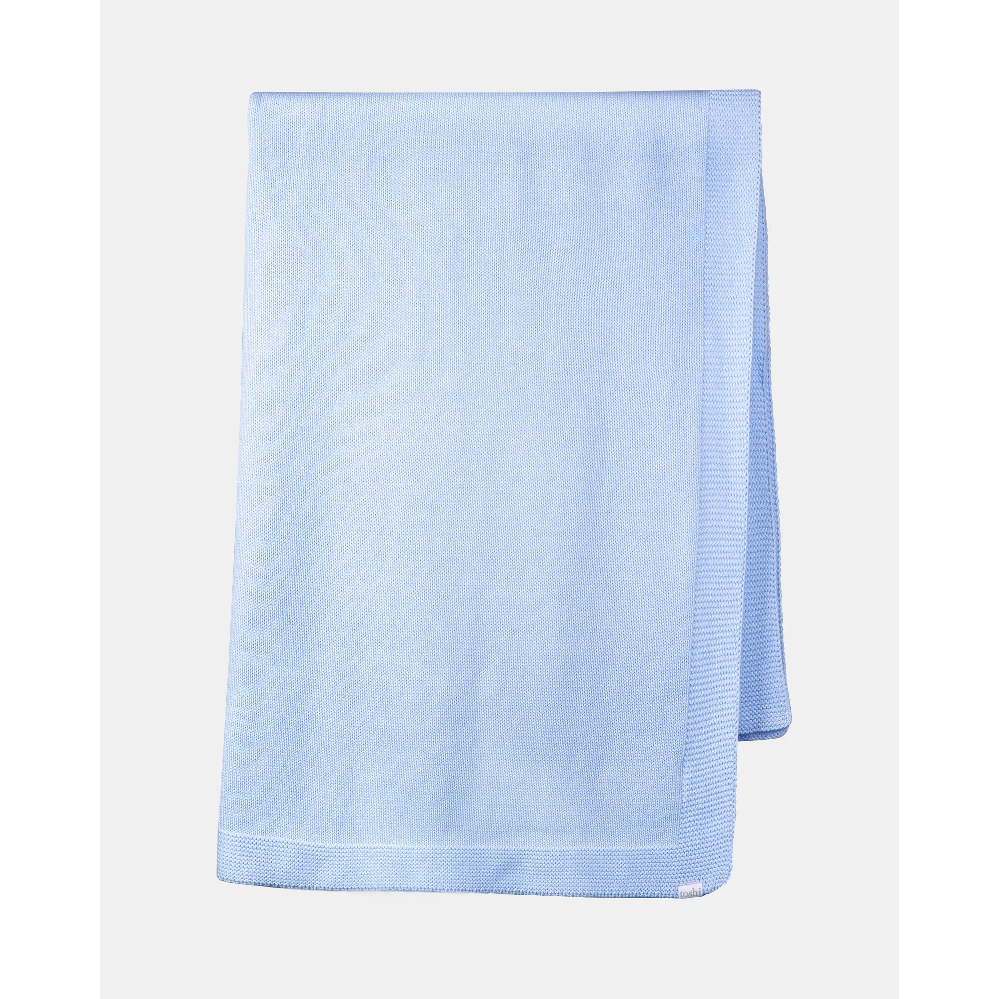 Toshi Organic Blanket Snowy - Seabreeze