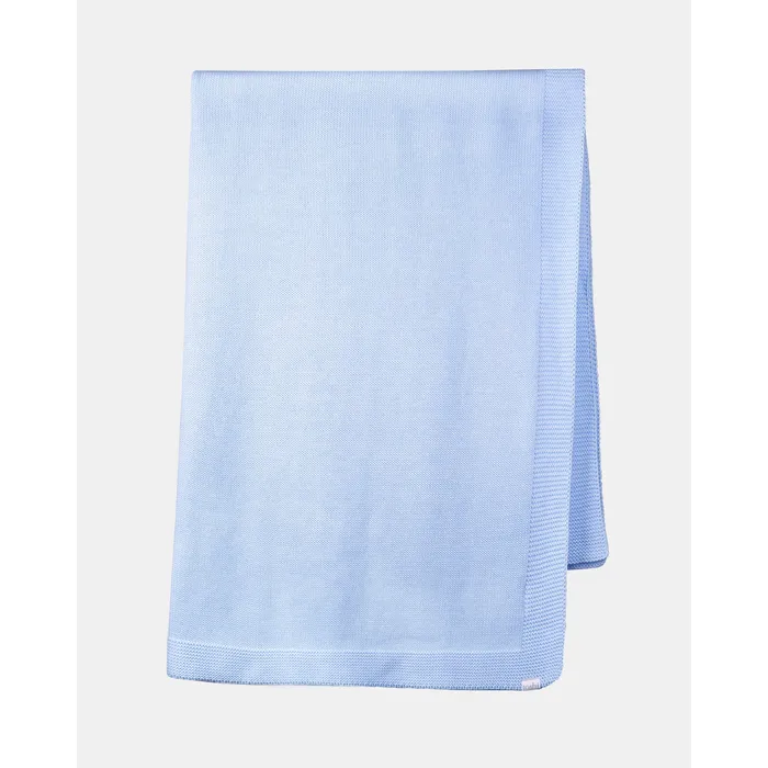 Toshi Organic Blanket Snowy - Seabreeze