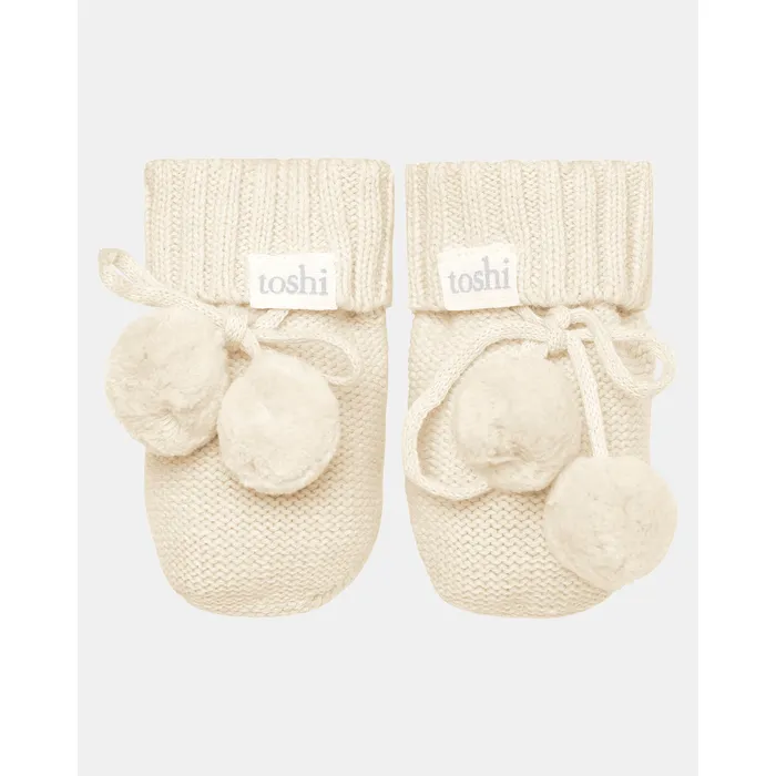 Toshi Organic Booties Marley - Feather