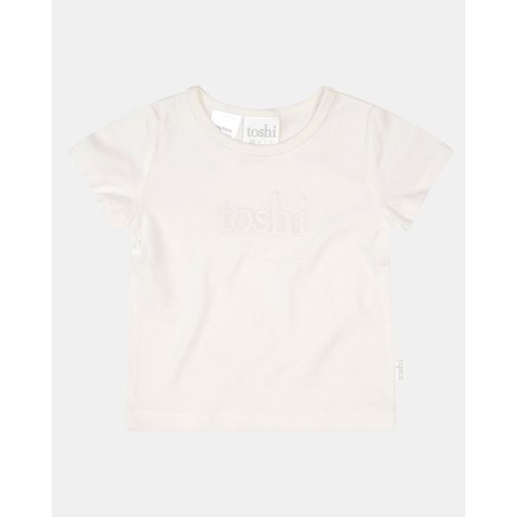 Toshi Dreamtime Organic Tee Shortsleeve Logo - Cream