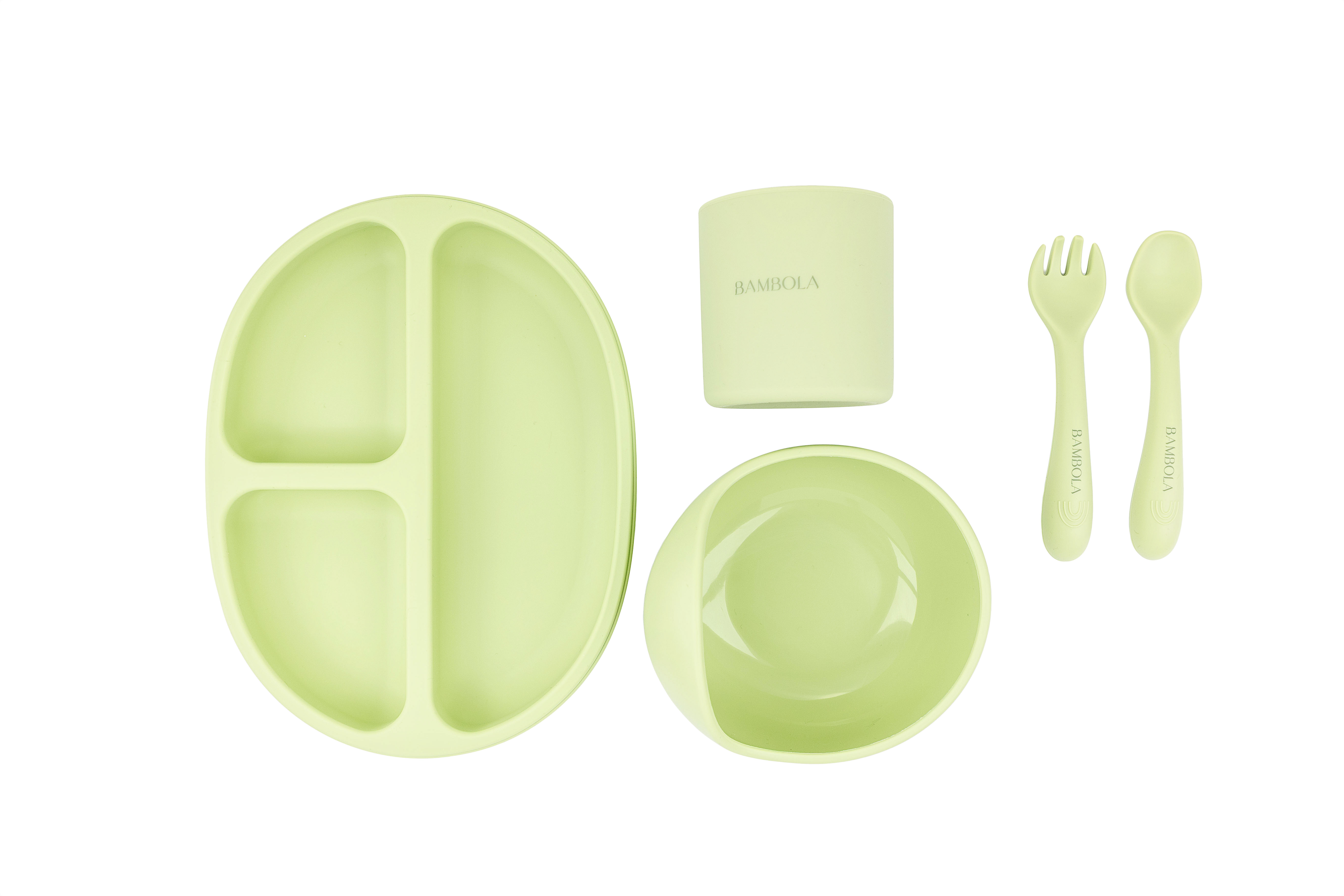 Bambola The Label Feeding Set #5, Green
