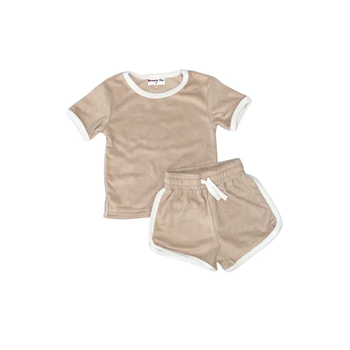 Breezy Co. Terry Set – Sand
