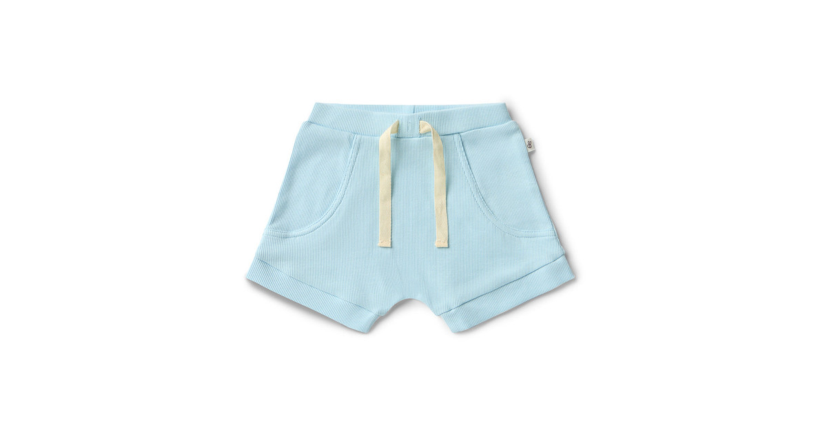Babyhug Shorts Dino Print - Blue main image 1