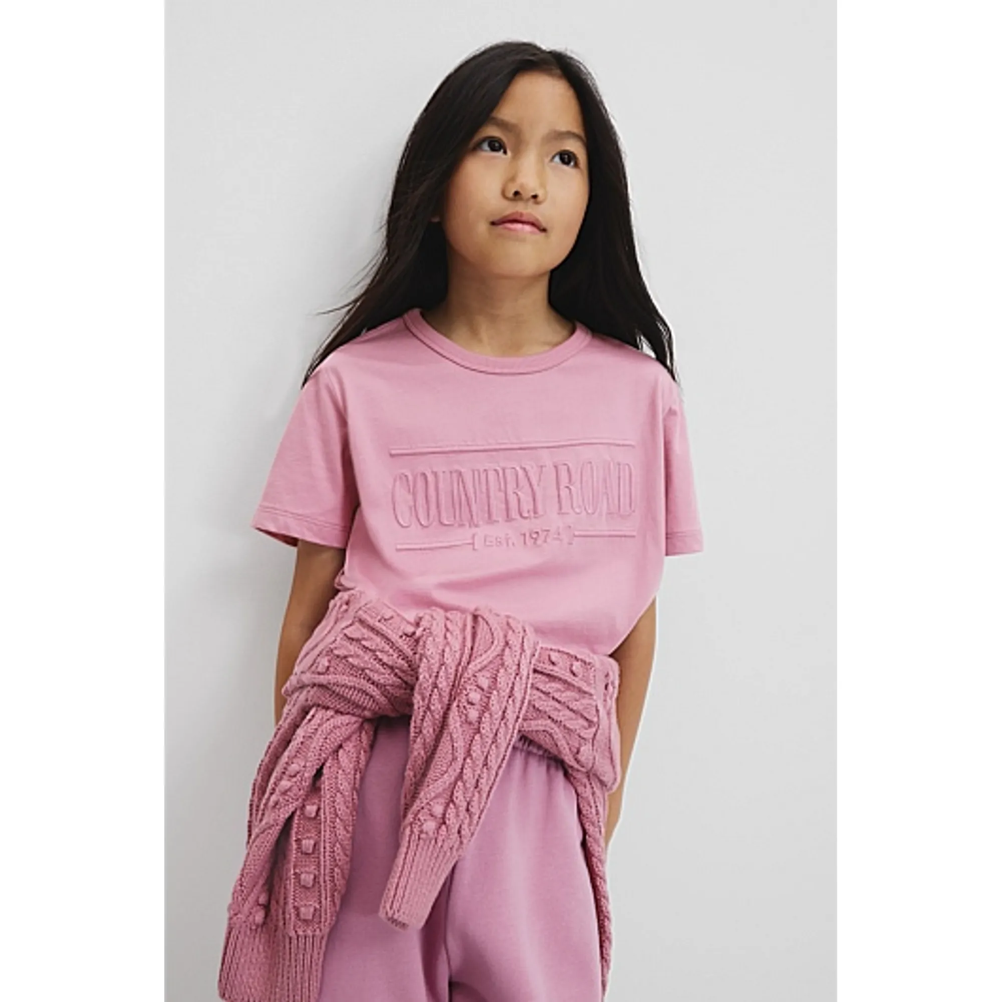 Country Road Australian Cotton Heritage T-shirt Berry