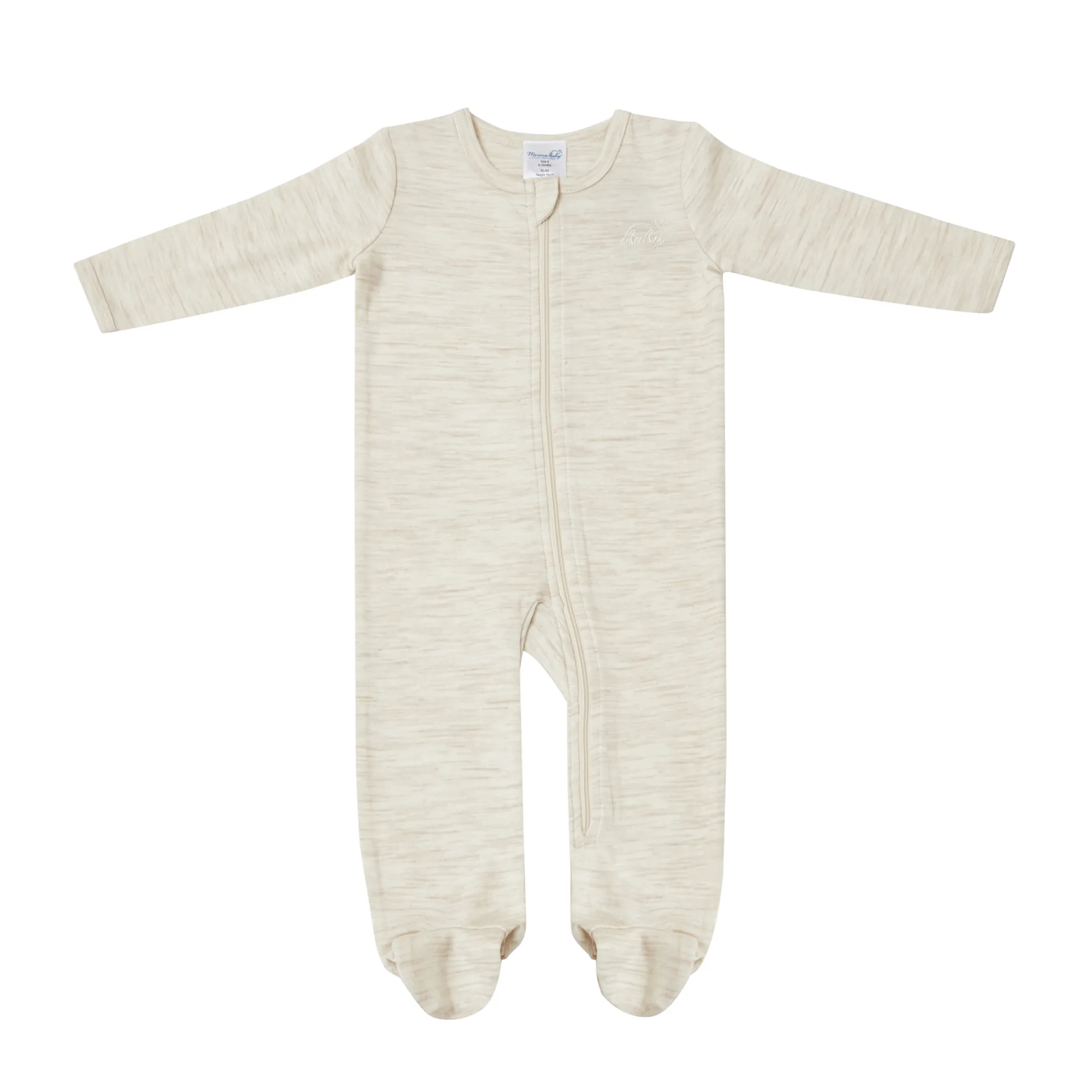 Merino Baby Merino Coverall- Cream Marle