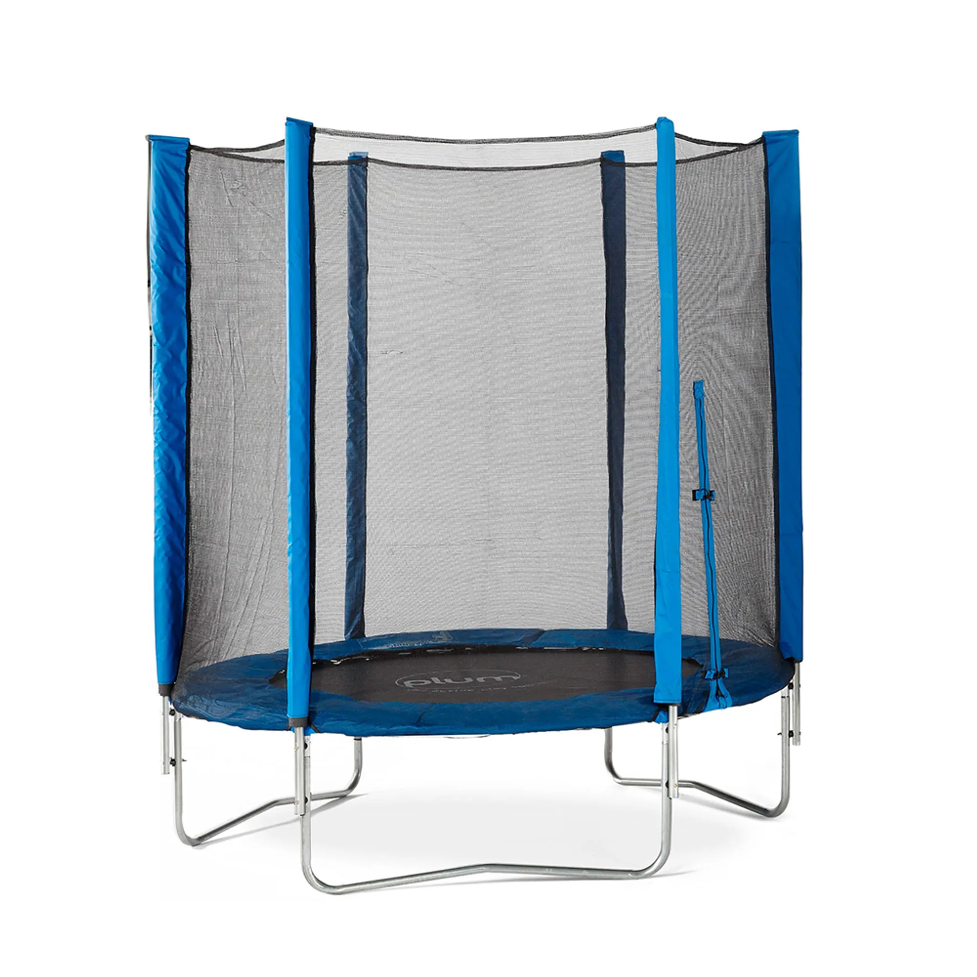 Plum Play Junior Trampoline with Spring safe Enclosure Blue - 6ft