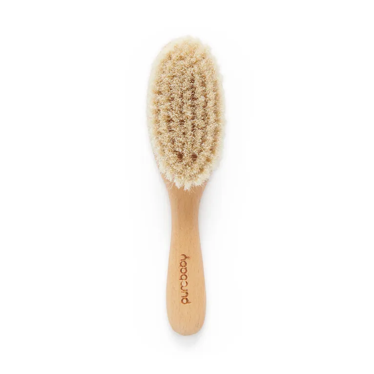 Goat Hairbrush with Box - Natural