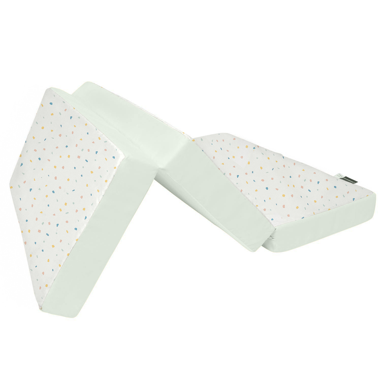 ClevaFoam Travel Cot Mattress, Terrazzo