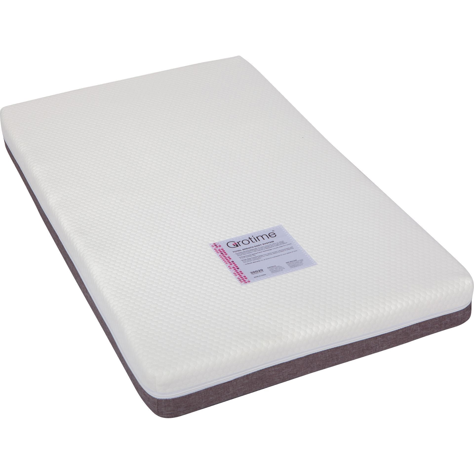 Grotime Breathe Easy Cot Mattress