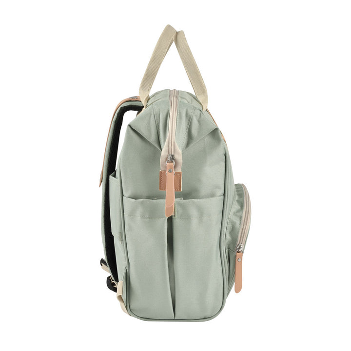 Beaba Wellington Nappy Bag Backpack Sage Green Baby Bunting AU