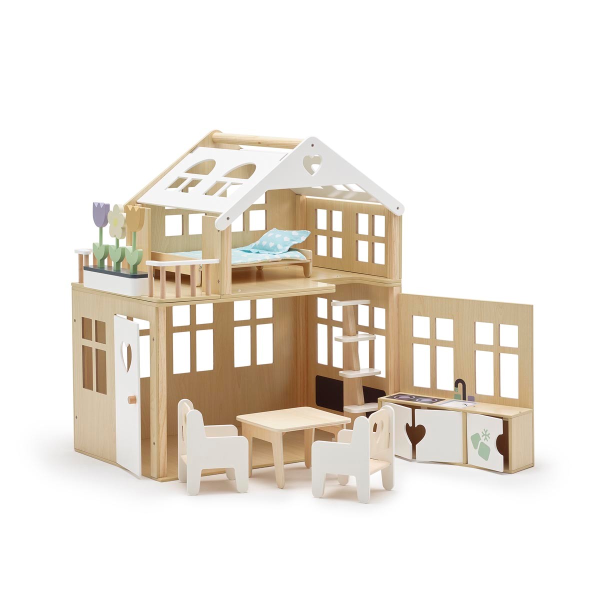 Moover Toys Essentials Dolls House, White