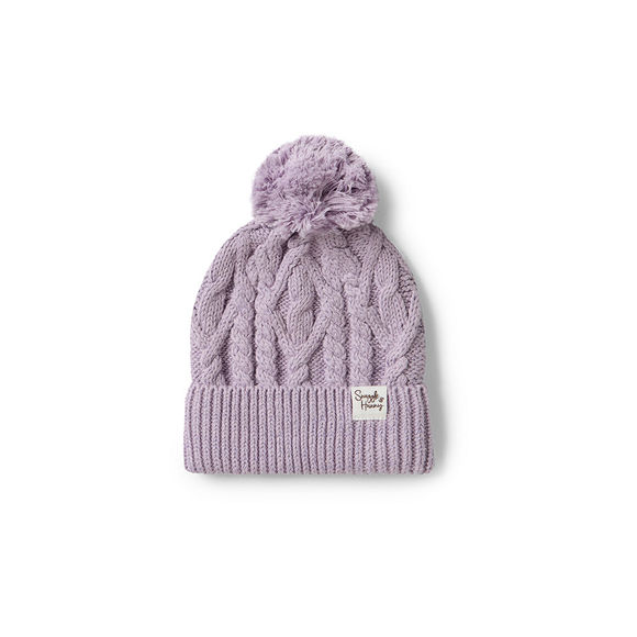 Snuggle Hunny Lavender Organic Baby Knit Beanie