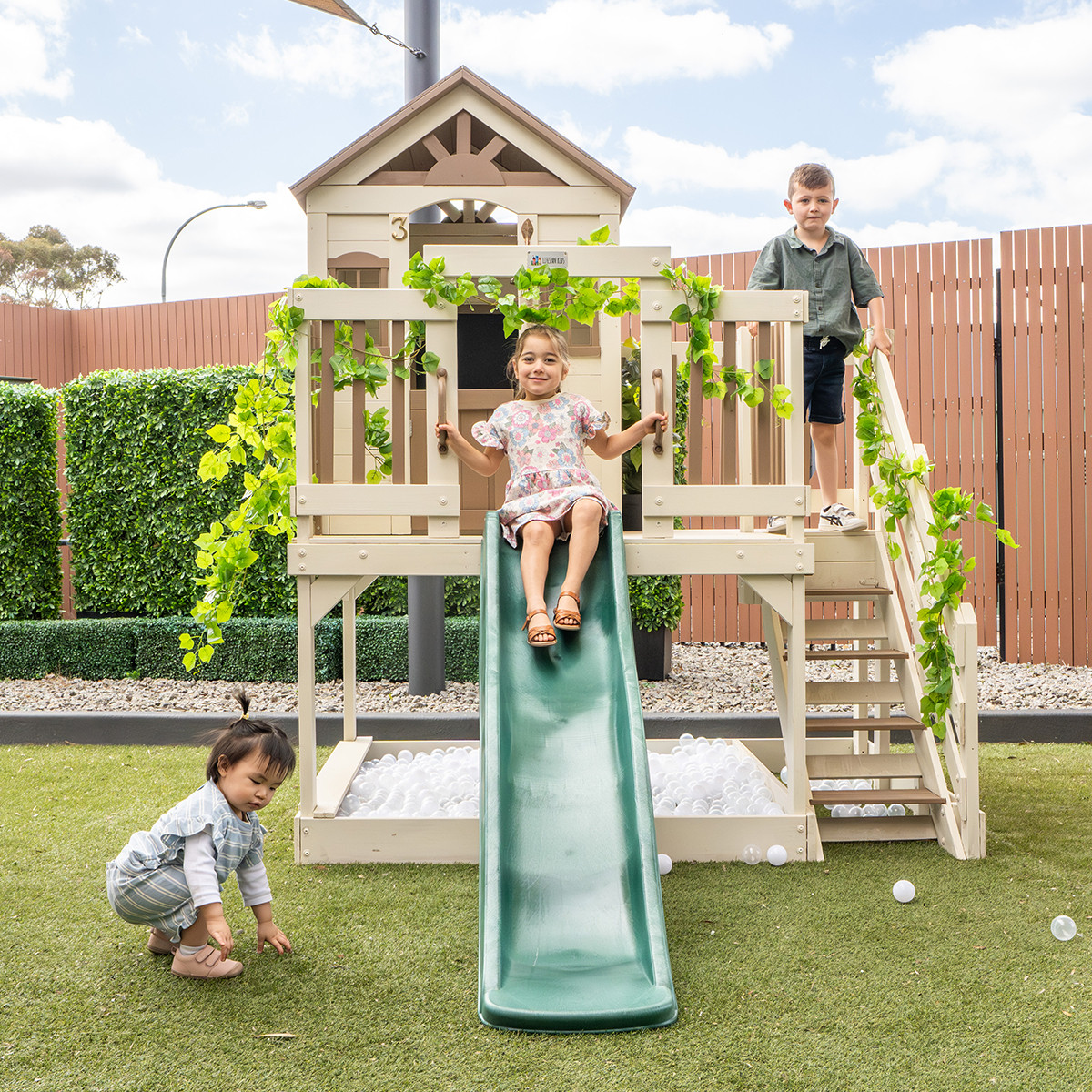 Lifespan Kids Silverton Play Centre with Slide Baby Bunting AU
