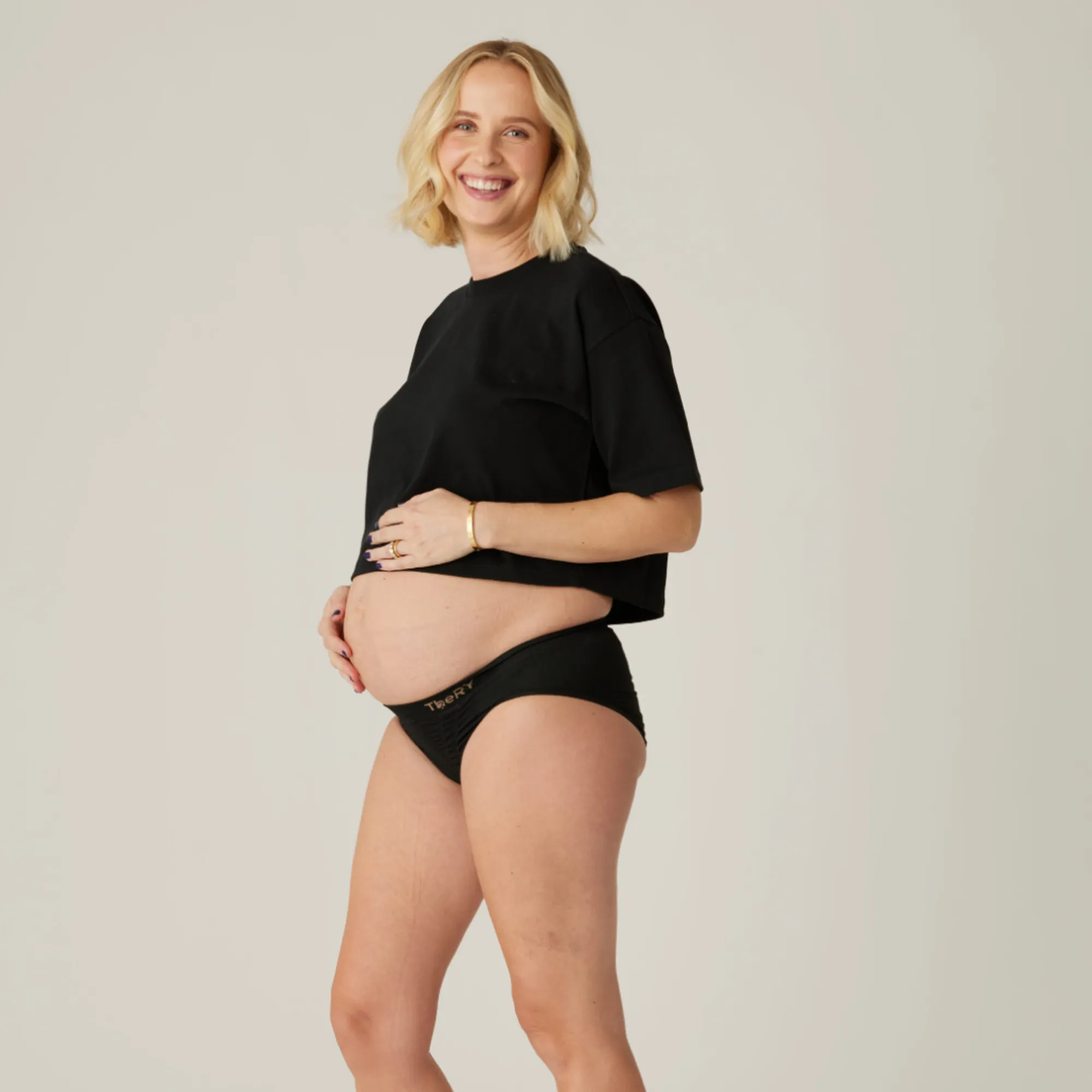 TheRY Uplift Pelvic Support Brief - Black