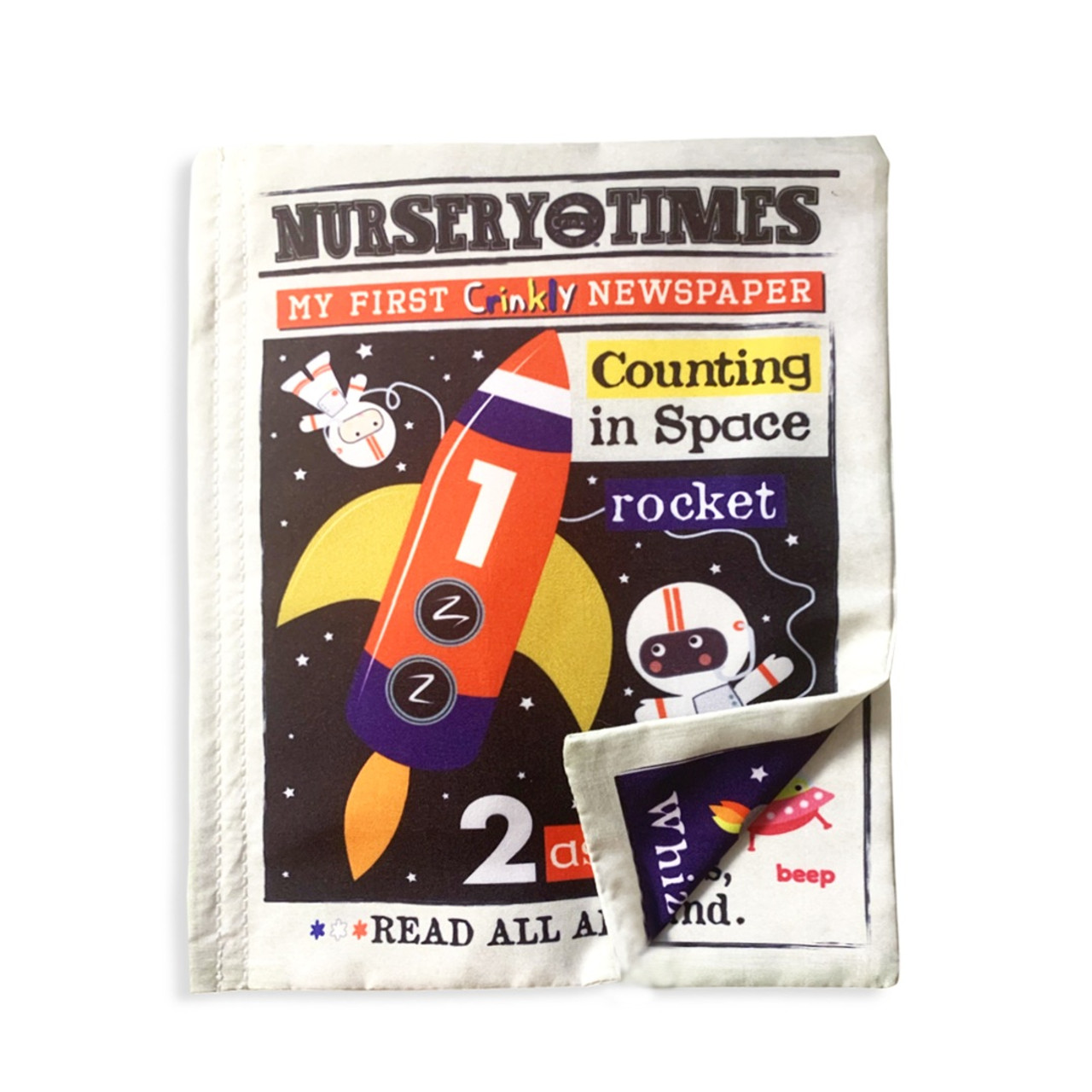 Jo & Nic's Crinkly Cloth Books, Space Count