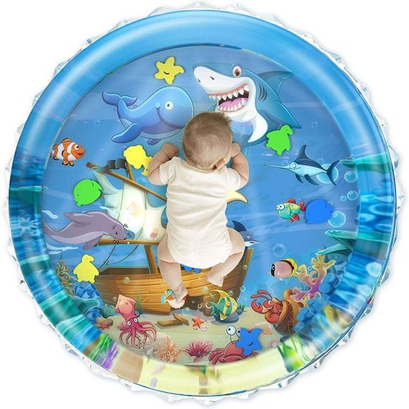 Babieplay Tummy Time Sensory Mat Water Mat - SplashJourney XL Round