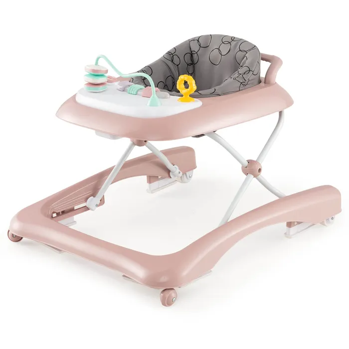 Baby Joy 3-in-1 Foldable Ride on Walker - Pink