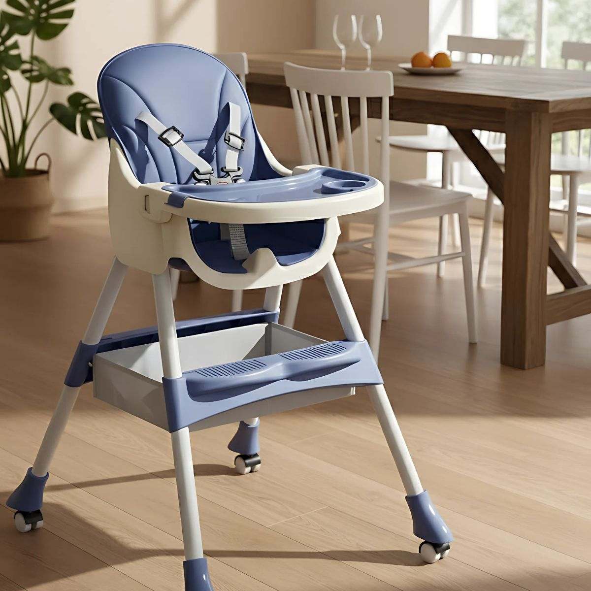 Toddly FlexiGrow 4-in-1 Baby Highchair, Midnight Blue