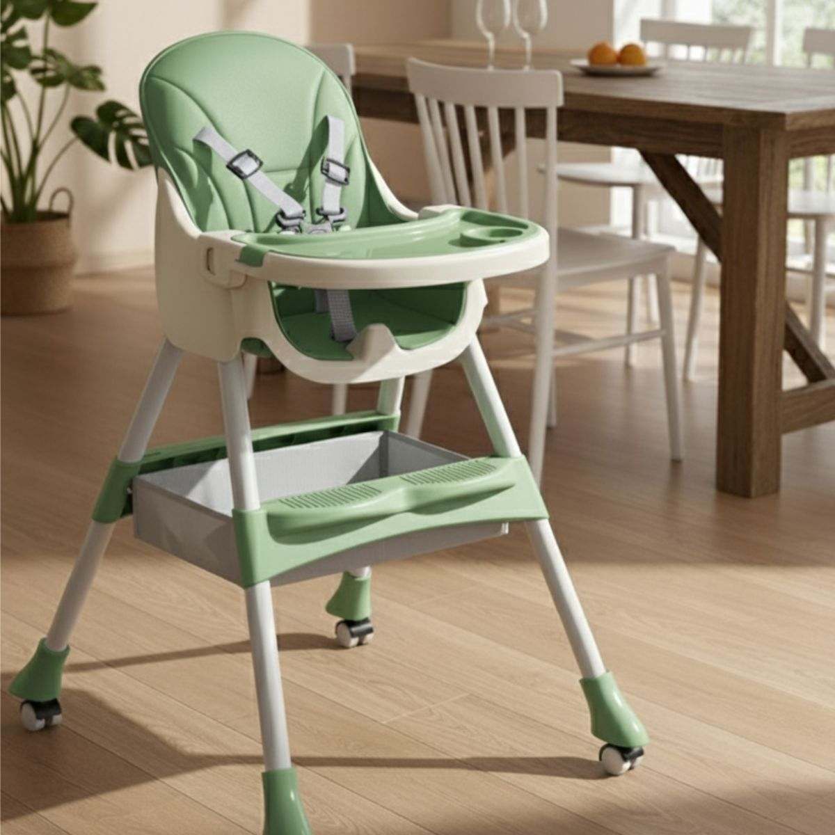 Toddly FlexiGrow 4-in-1 Baby Highchair, Sage Green