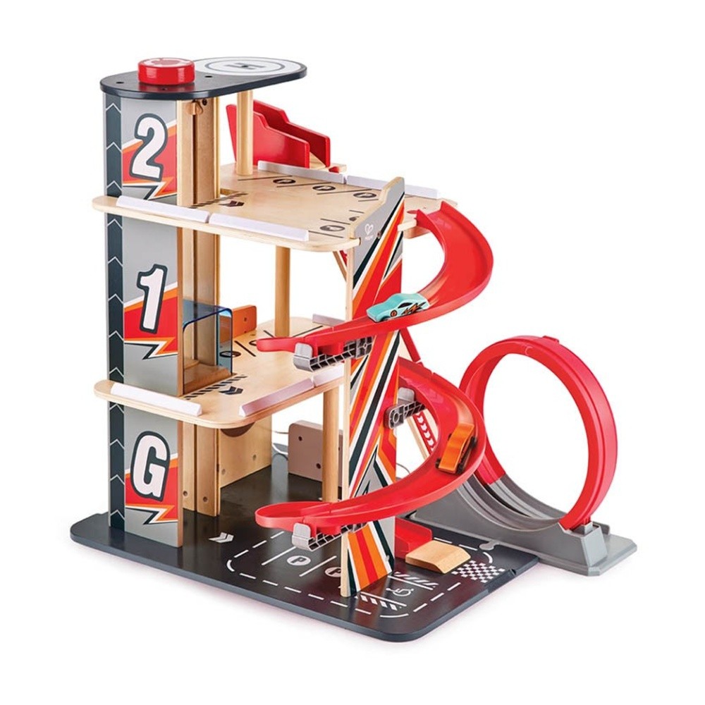 Hape Gearhead Stunt Garage