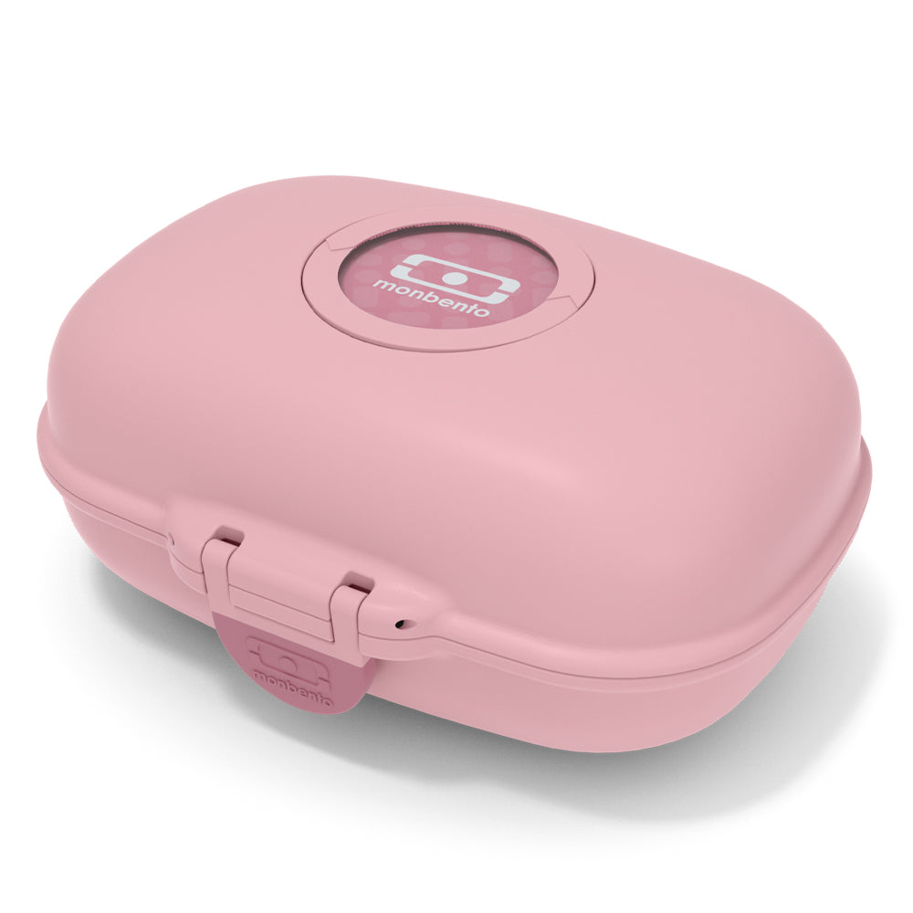 Monbento Gram Kids Snack Box, Pink Blush
