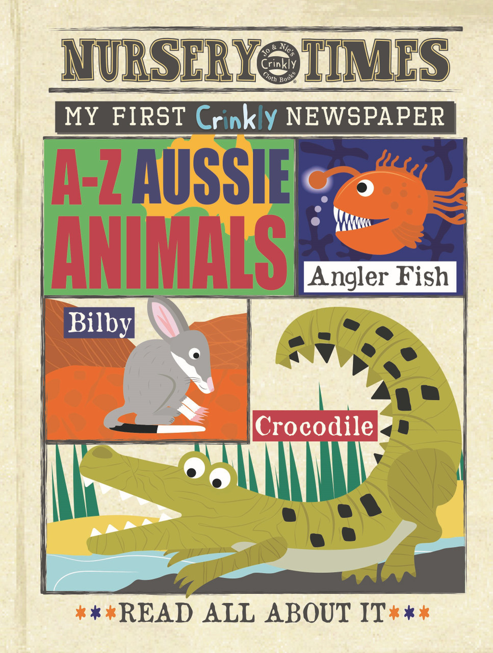 Jo & Nic's Crinkly Cloth Books, Aussie Animals