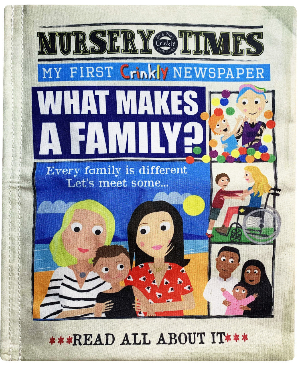 Jo & Nic's Crinkly Cloth Books, What Makes a Family