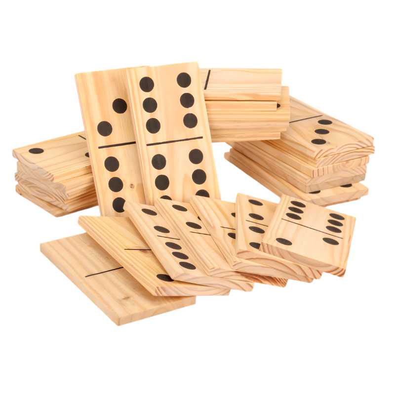 Jenjo Games Dominoes Mega, 30cm