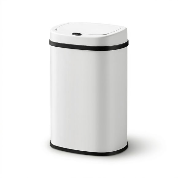 Devanti 50L Sensor Bin Motion Rubbish - White