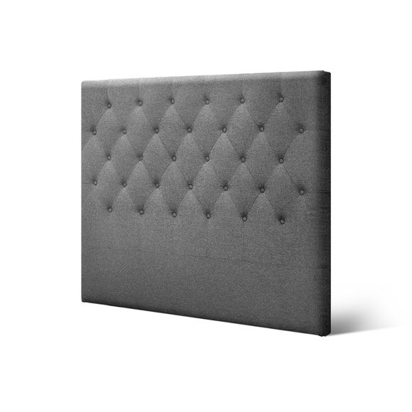 Artiss Bed Headboard King Single Size Fabric - CAPPI Grey