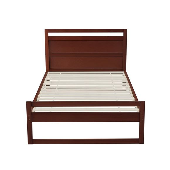 Artiss Wooden Bed Frame King Single Size Witton - Walnut
