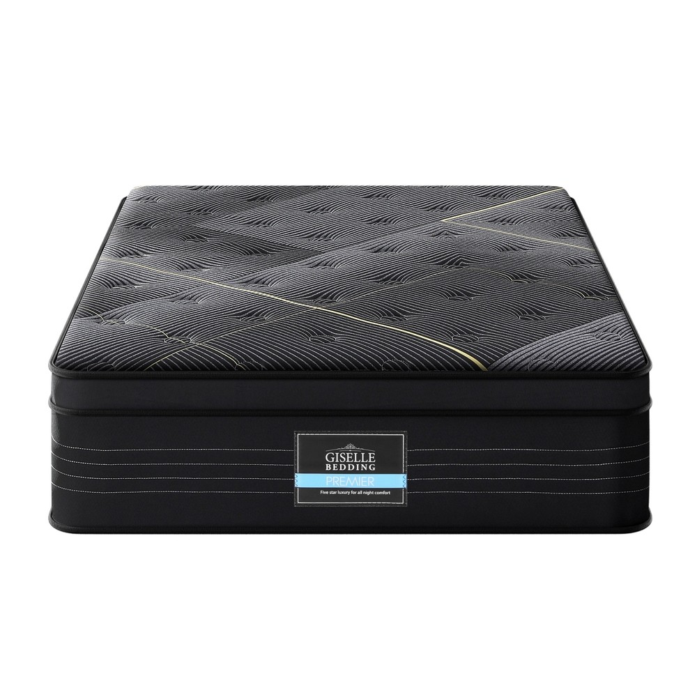 Giselle Bedding Mattress Single Bamboo Pocket Firm Foam Mattress, 35cm