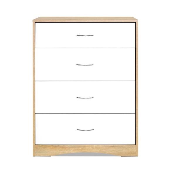 Artiss 4 Chest of Drawers - Burl
