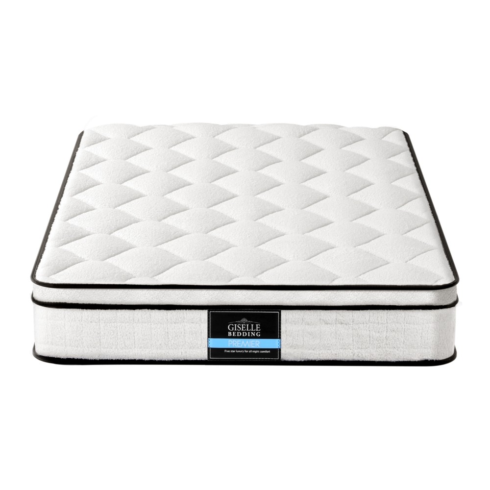 Giselle Bedding Boucle Fabric Cover Medium Firm Mattress, Single, 22cm